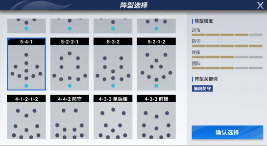 绿茵信仰稳固防守阵5-4-1