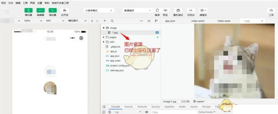 《微信开发者工具》添加图片方法